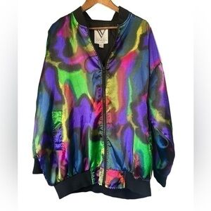 Vintage Venezia Vitale Bomber Jacket - Womens Size 18/20